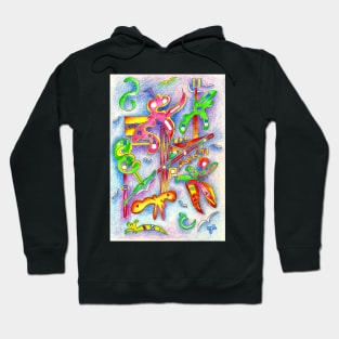 the speech abstract Hoodie